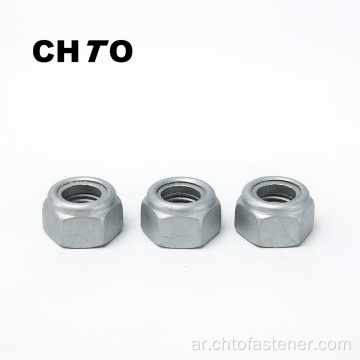 ISO 7040 GRADE 8 DACROMET NYLON INSERT HEXAGON LOCK NUT